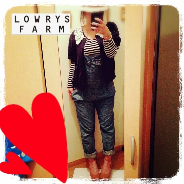 LOWRYS FARM(ローリーズファーム)のサロペット☆ レディースのパンツ(サロペット/オーバーオール)の商品写真
