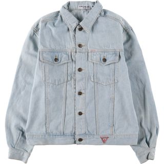 ゲス(GUESS)の古着 90年代 ゲス Guess BY GEORGES MARCIANO デニムジャケット Gジャン USA製 メンズL相当 ヴィンテージ /eaa544501(Gジャン/デニムジャケット)