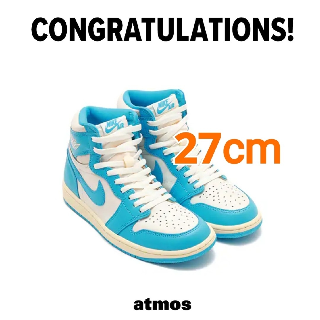 Jordan Brand(NIKE)(ジョーダン)のNIKE★Air Jordan 1 High UNC Reimagined27 メンズの靴/シューズ(スニーカー)の商品写真