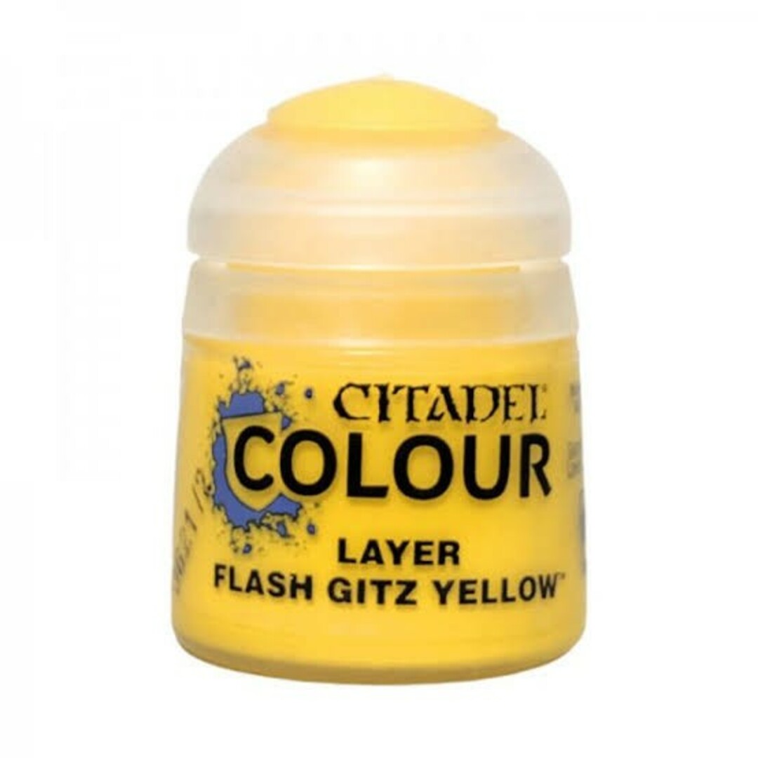シタデルカラー LAYER FLASH GITZ YELLOW レイヤー エンタメ/ホビーのテーブルゲーム/ホビー(模型製作用品)の商品写真