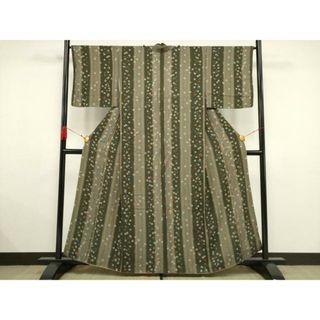 平和屋着物■上質な小紋　舞桜間道　正絹　逸品　AAAS8736ma(着物)