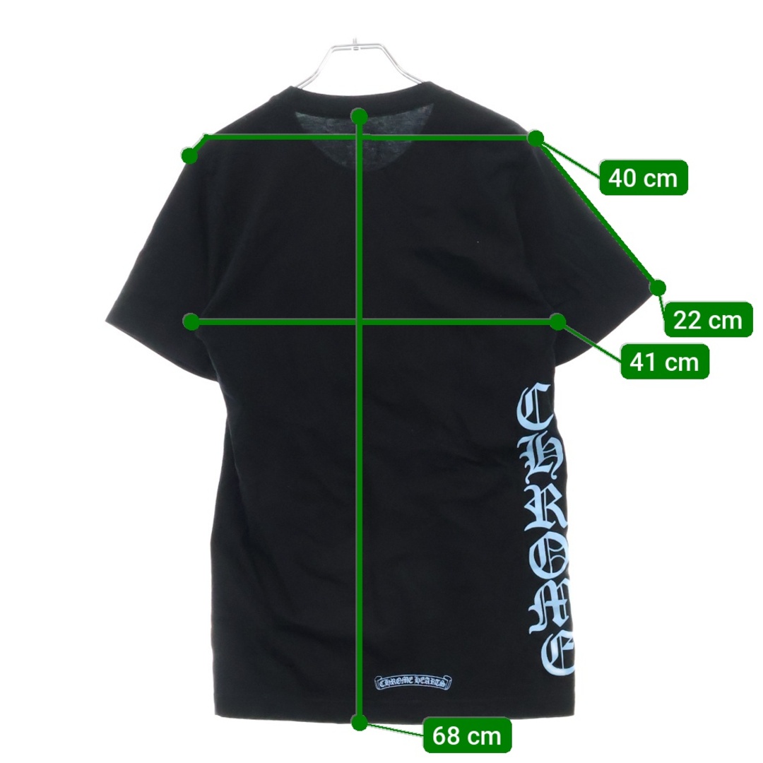 CHROME HEARTS 黒 Vネック Tシャツ