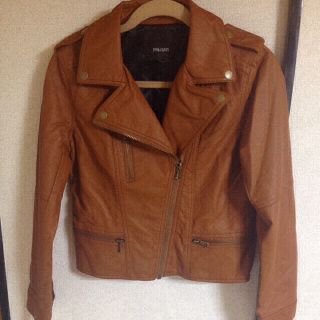 値下げ♡ライダース(キャメル)♡(ライダースジャケット)