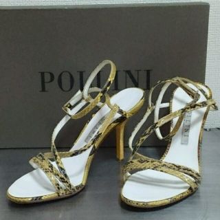 POLLINI(ポリーニ)イエローパイソンサンダル(サンダル)