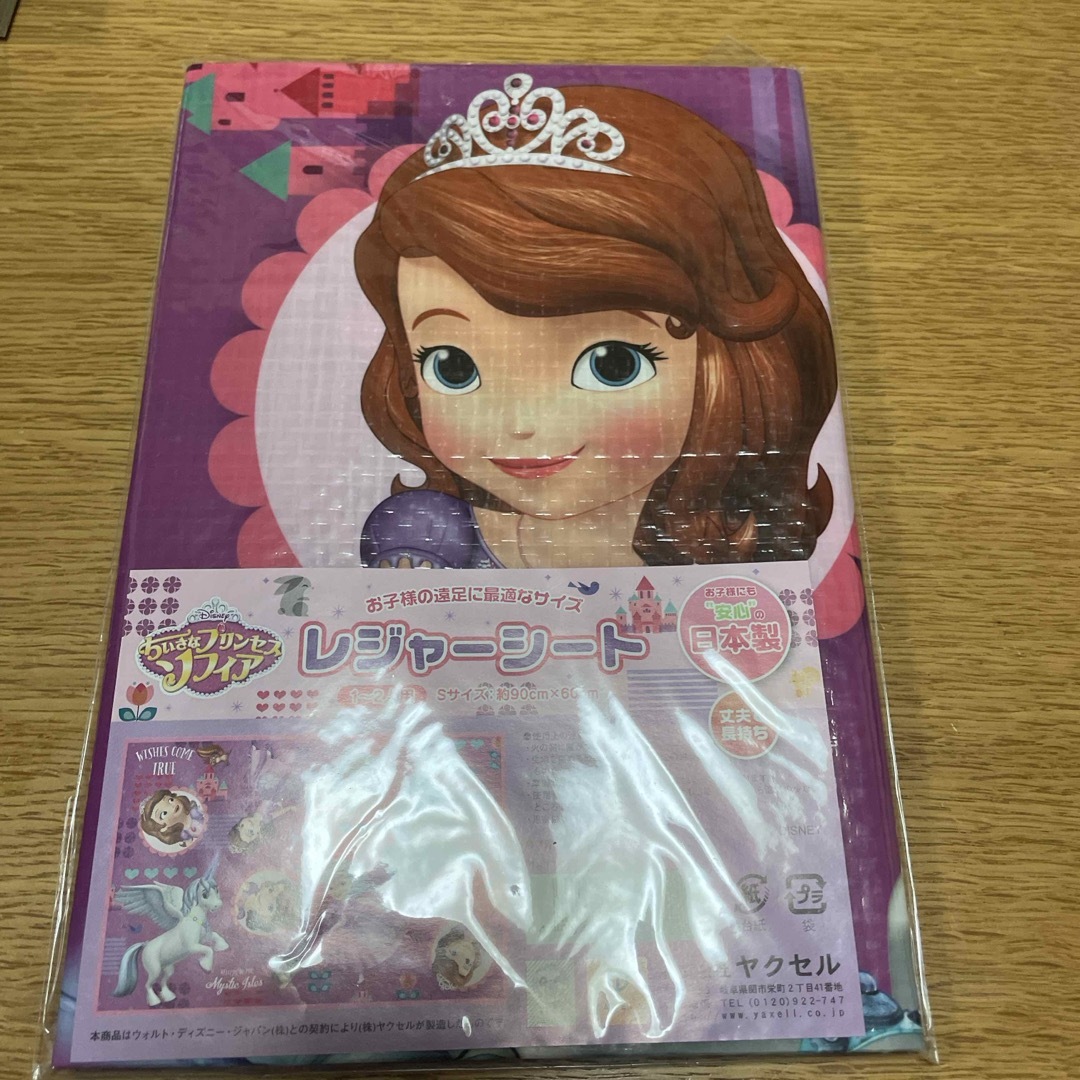 Disney(ディズニー)のちいさなプリンセスソフィア レジャーシート エンタメ/ホビーのおもちゃ/ぬいぐるみ(キャラクターグッズ)の商品写真