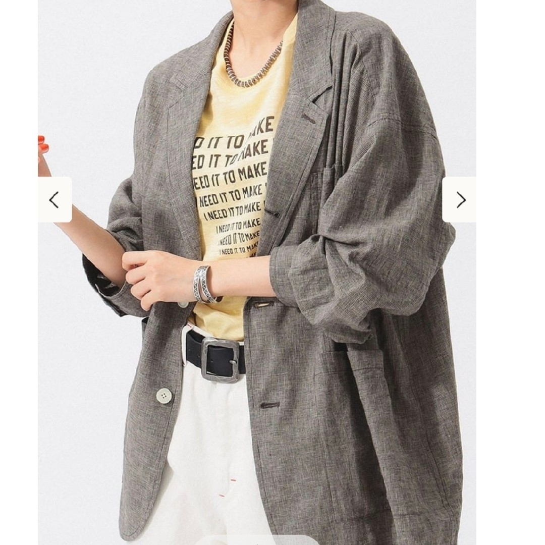 ネットで注文 完売BEAMS BOY テーラードジャケット チェック ビッグ ジャケット・アウター