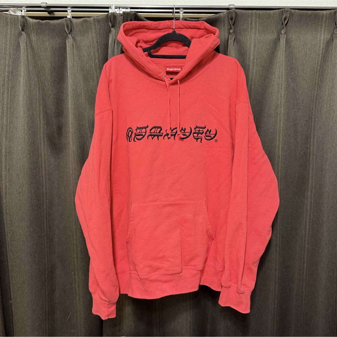 人気商品Supreme Blackletter Hooded M