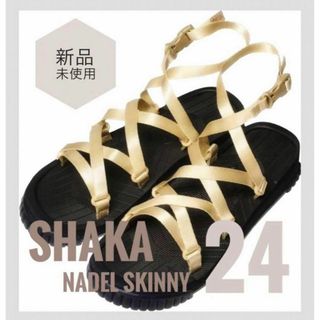 SHAKA シャカ 24 スポーツサンダル NADELSKINNY 黒(サンダル)