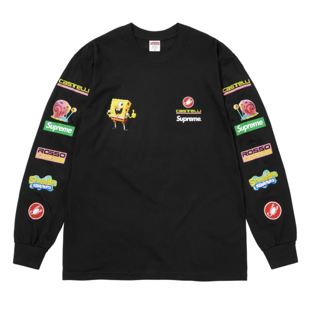 Supreme(シュプリーム)のSupreme x SpongeBob Castelli Racing Tee メンズのトップス(Tシャツ/カットソー(七分/長袖))の商品写真