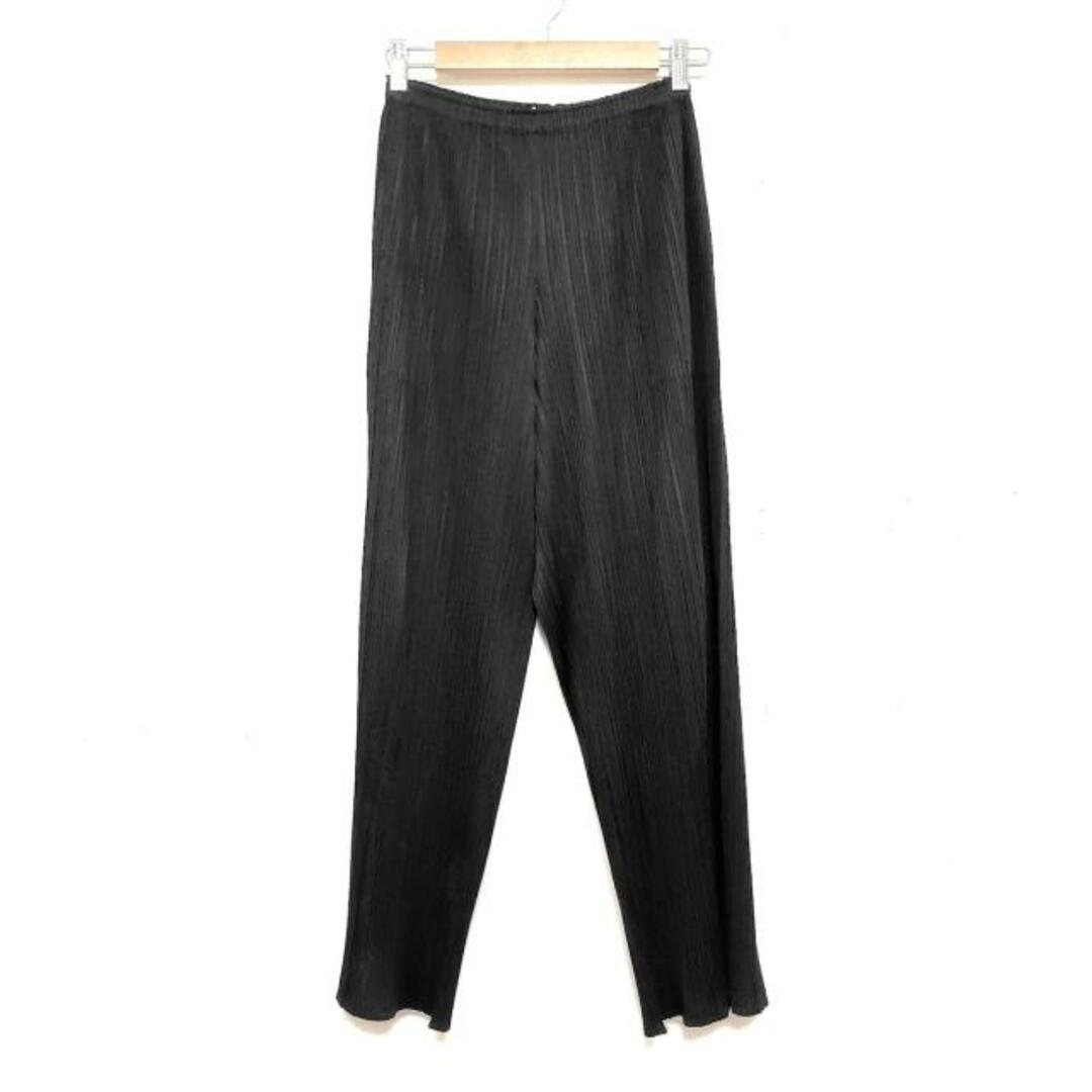 PLEATS PLEASE ISSEY MIYAKE - PLEATS PLEASE(プリーツプリーズ) パンツ サイズ1 S レディース美品  - 黒 フルレングス/プリーツ/ウエストゴム