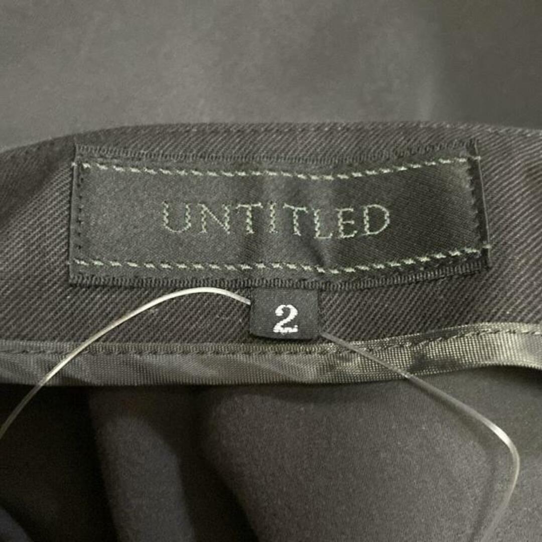 UNTITLED(アンタイトル)のUNTITLED(アンタイトル) スカート サイズ2 M レディース - ダークグレー ひざ丈 レディースのスカート(その他)の商品写真