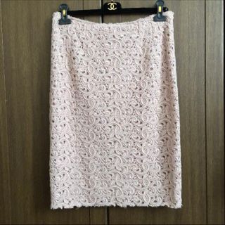 ドルチェアンドガッバーナ(DOLCE&GABBANA)の美品 Dolce&Gabbana レーススカート(ひざ丈スカート)