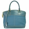 本物 ルイヴィトン LOUIS VUITTON LV ロックイット PM スハリ レザー ハンドバッグ ブルー M95434 Lockit ビトン バッグ 中古