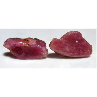 16CT Unheated Tanzanian Natural PinkRuby(ピアス)