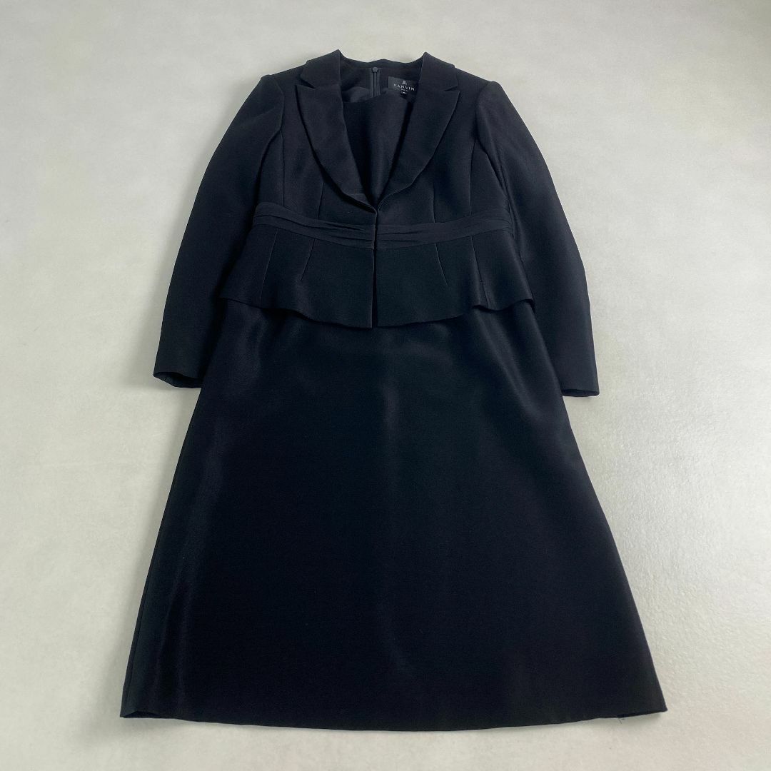 LANVIN NOIR - ランバンノワール　スーツ　ワンピース　ブラックフォーマル　セットアップ　38