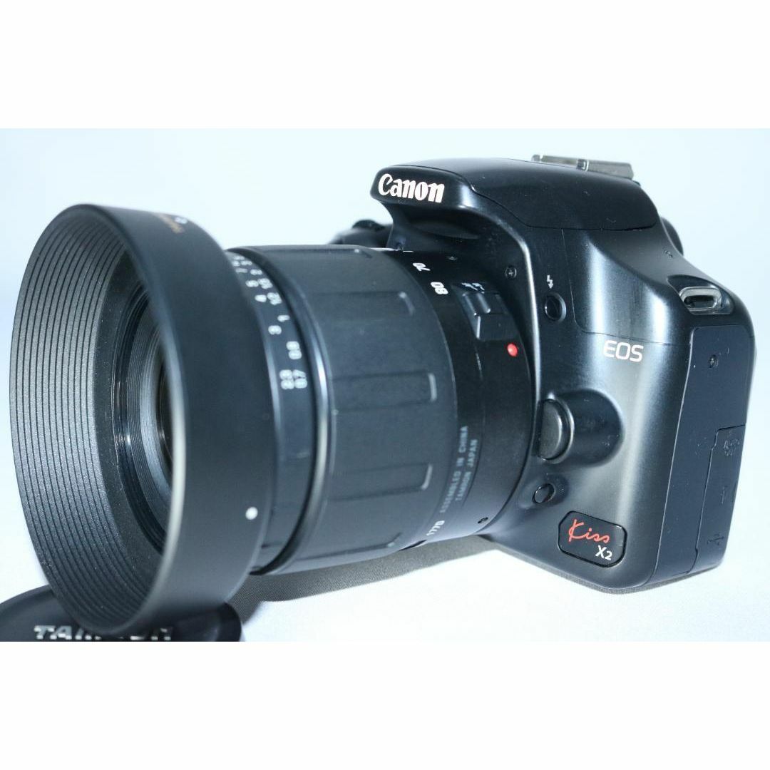⭐スマホ転送OK 入門 一眼レフ⭐Canon Kiss X2 初心者セットの