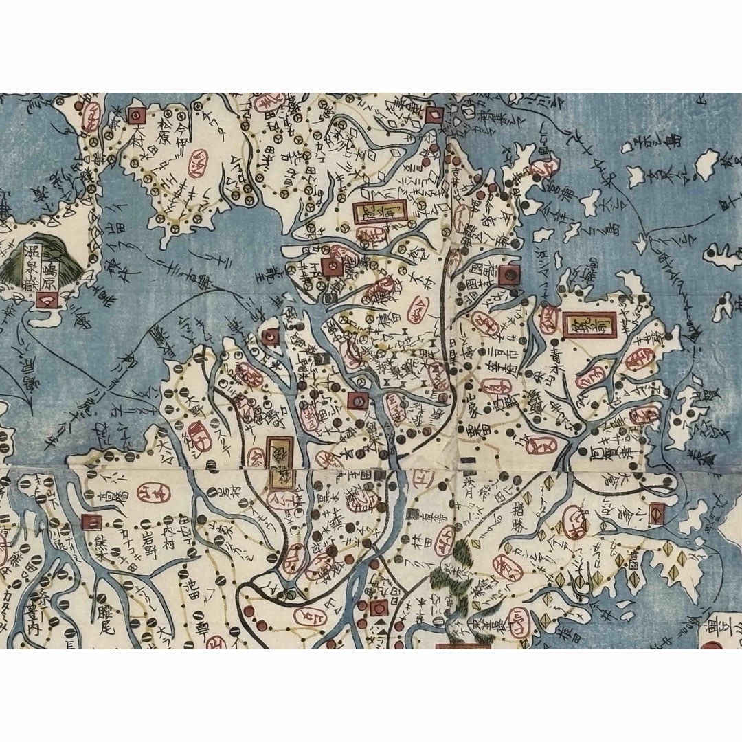 九州九ヶ国之絵図」文化十年刊 1舗|古地図 江戸時代 和