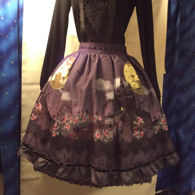 axes femme(アクシーズファム)の新品未開封 ハロウィン ゴシック コルセットスカート レディースのスカート(ひざ丈スカート)の商品写真