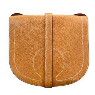 エルメス(HERMES)の　エルメス HERMES ギャロパード ショルダー 〇X刻 ナチュラルサブレ✕ゴールド金具 ピッグスキン レディース ショルダーバッグ(ショルダーバッグ)
