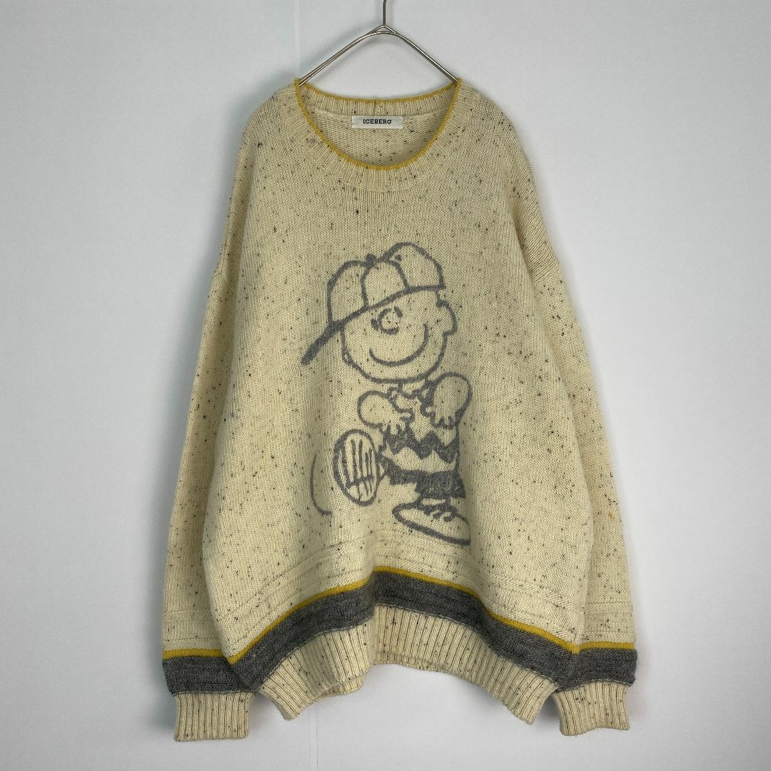 最新入荷 ICEBERG - アイスバーグ ニット チャーリー・ブラウン 人気 トップス