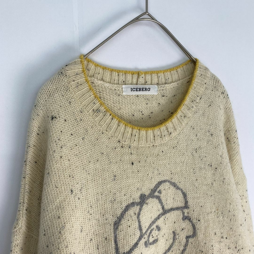 【上品】 ICEBERG - アイスバーグ ニット チャーリー・ブラウン 人気 トップス