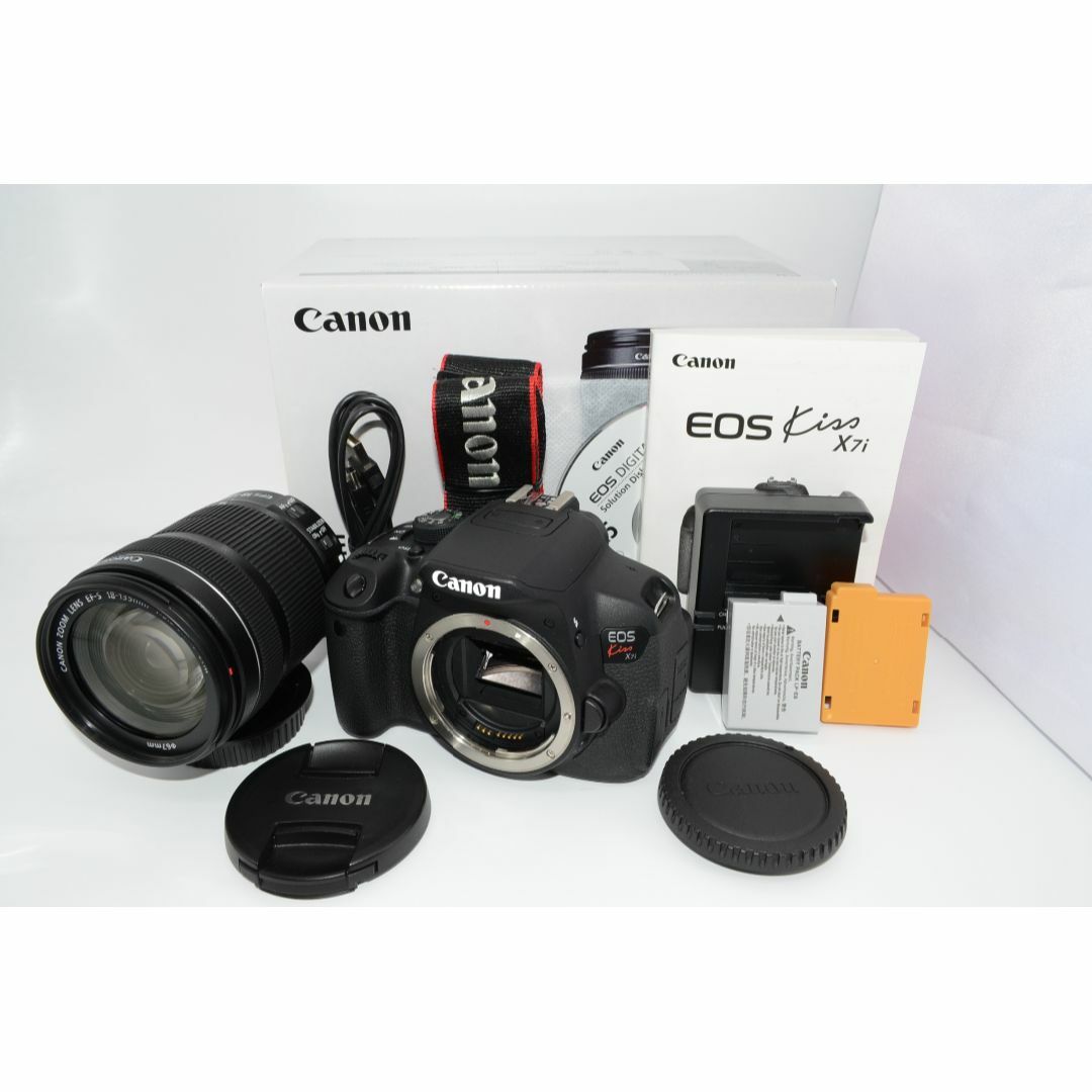 Canon - Canon デジタル一眼レフカメラ EOS Kiss X7i レンズキット