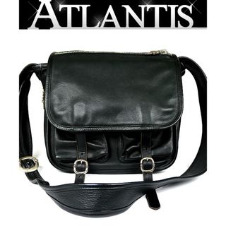 クロムハーツ(Chrome Hearts)のCHROME HEARTS 銀座店 クロムハーツ タイニー ソフトショルダー バッグ メンズ シルバー SV925 黒 98196(ショルダーバッグ)