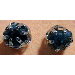 St製品天然ブルーグリーンsapphire Stone ピアス*(ピアス)