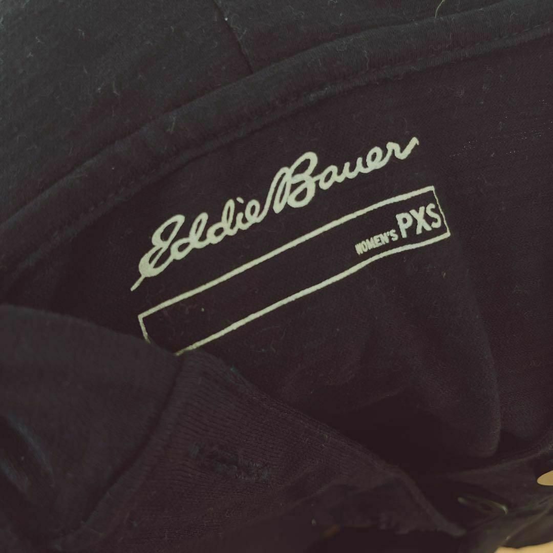 Eddie Bauer(エディーバウアー)のエディーバウアー　ハーフボタンパーカー　薄手　カットソー【PXS】プルオーバー レディースのトップス(Tシャツ(長袖/七分))の商品写真