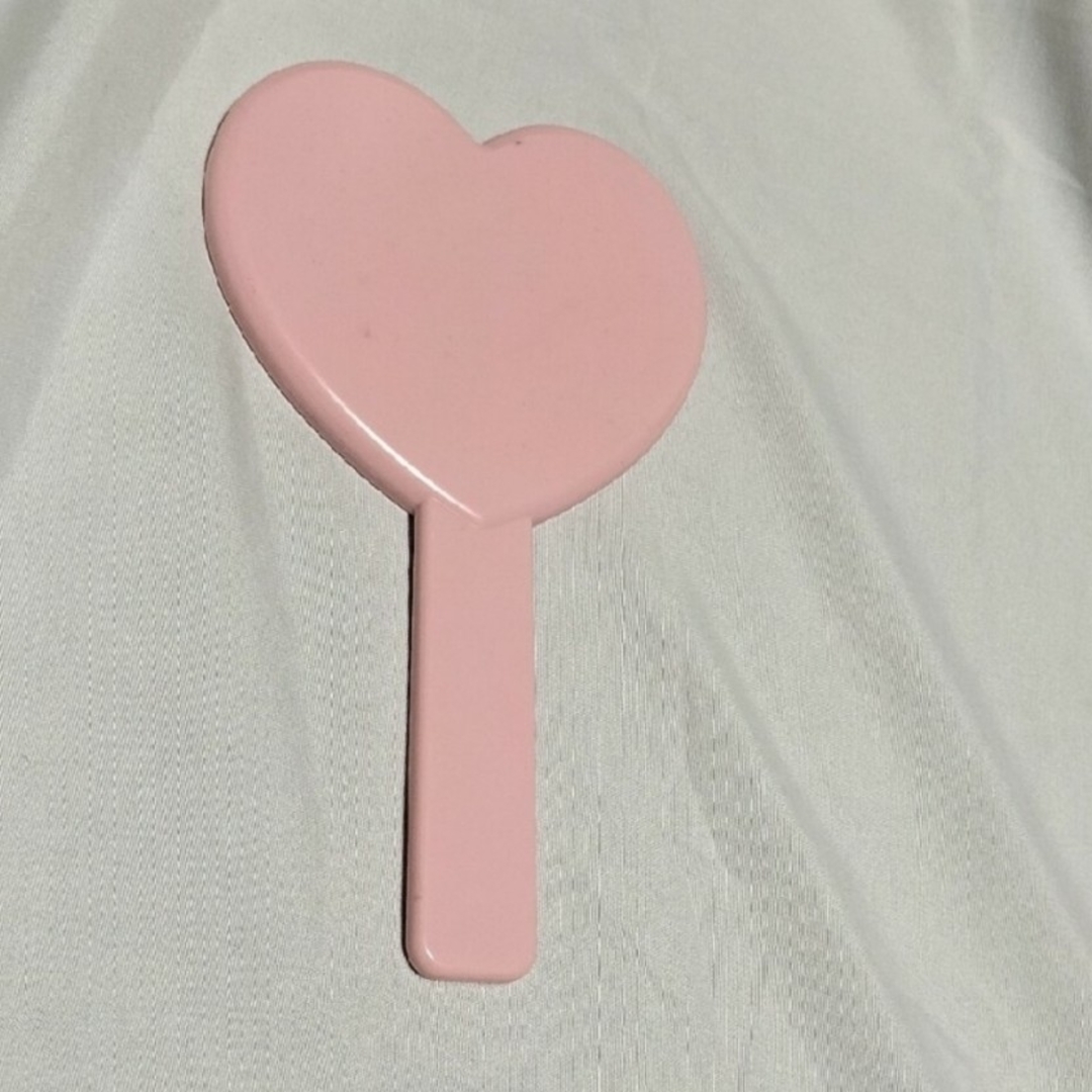 ELVEUN Heart ピンク ベビーピンク ミニミラー インテリア/住まい/日用品のインテリア小物(卓上ミラー)の商品写真