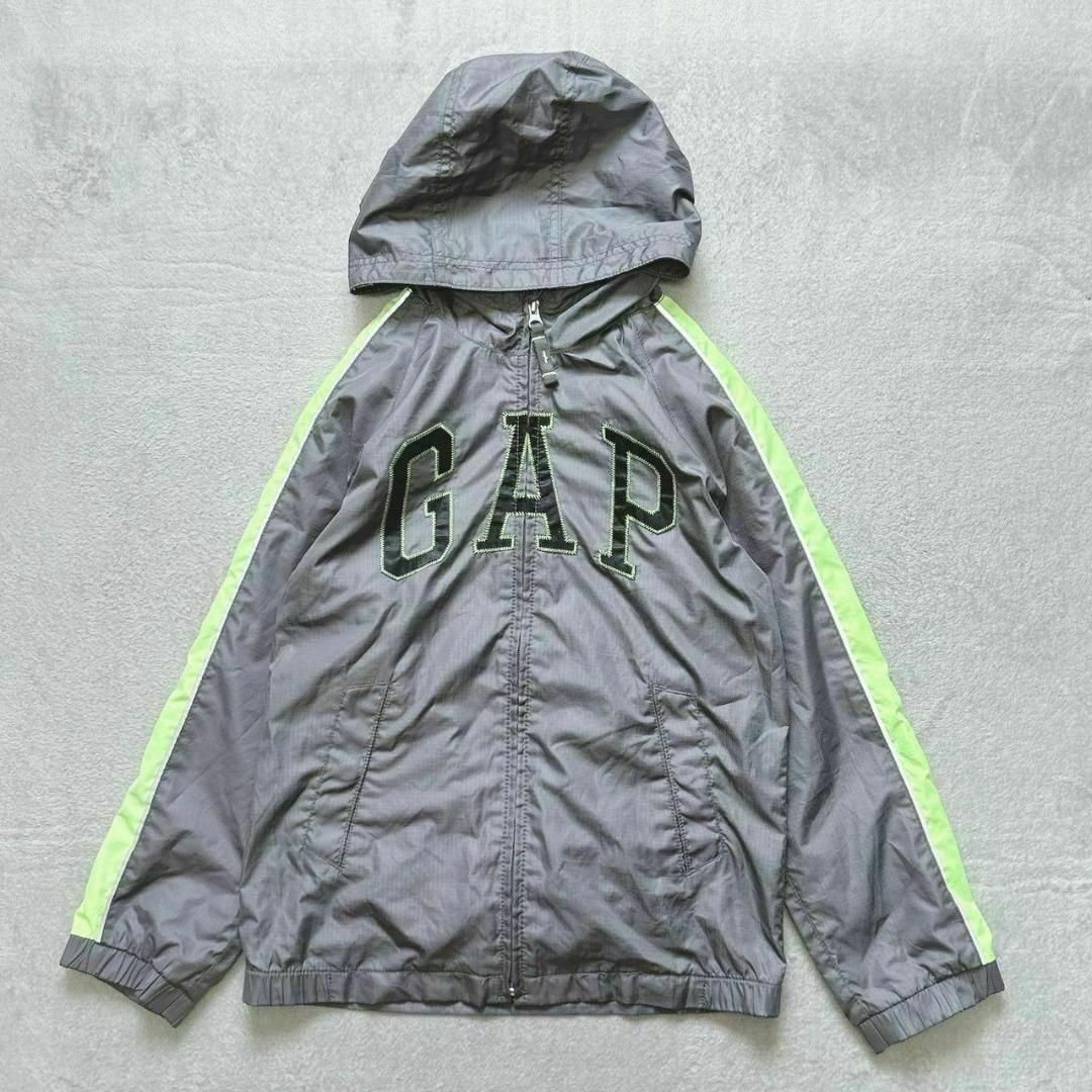 GAP(ギャップ)の【GAP】（140）子供 フルジップ ロゴ フード ジャンパー ギャップ キッズ/ベビー/マタニティのキッズ服女の子用(90cm~)(ジャケット/上着)の商品写真