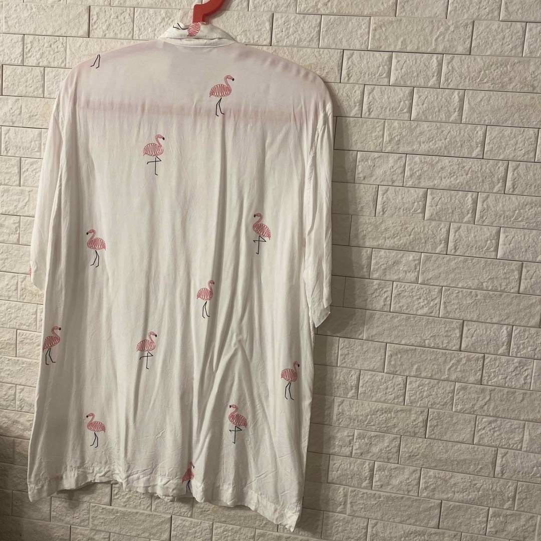 BEAUTY&YOUTH UNITED ARROWS(ビューティアンドユースユナイテッドアローズ)の希少/Town by shuttle notes pink flamingo✳︎✳︎ メンズのトップス(シャツ)の商品写真
