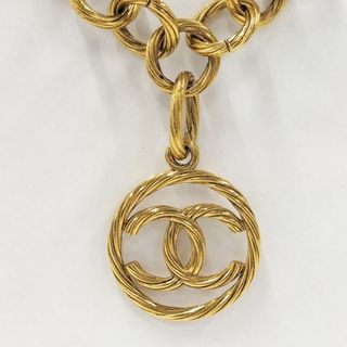 シャネル(CHANEL)のCHANEL ネックレス ココマーク メッキ ゴールド(ネックレス)