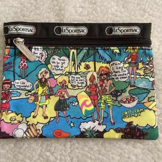 レスポートサック(LeSportsac)の新品 未使用 レスポートサック ハワイ限定 ポーチ フラダンス ギャル(ポーチ)