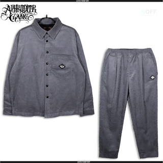GAKKIN BUDSPOOL 舐達麻 家紋 METAL セットアップ グレーM(その他)