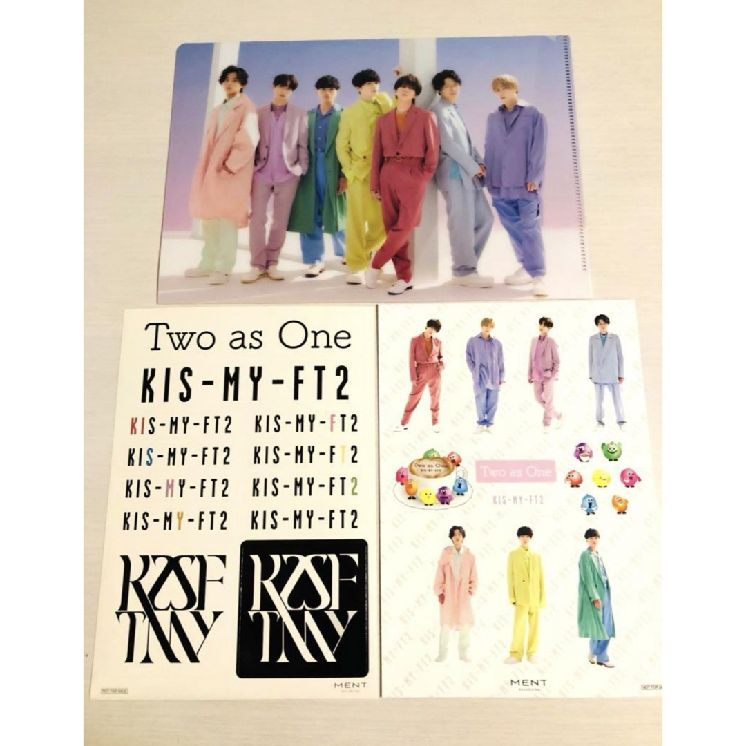 【未使用】キスマイTwo as One 特典3点セット エンタメ/ホビーのタレントグッズ(アイドルグッズ)の商品写真