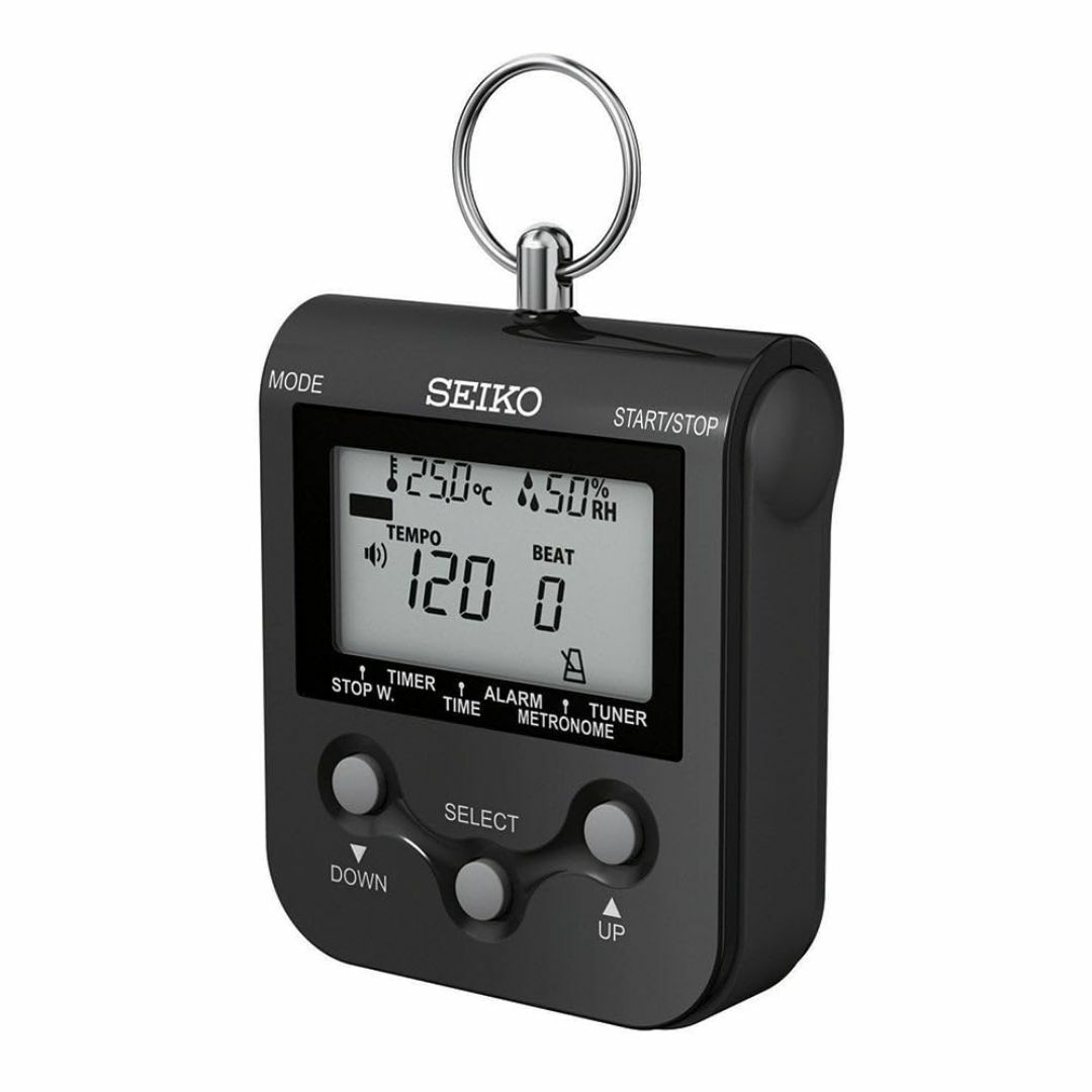 【特価セール】SEIKO セイコー デジタルメトロノーム ネックストラップ付 ブ キッズ/ベビー/マタニティのおもちゃ(楽器のおもちゃ)の商品写真