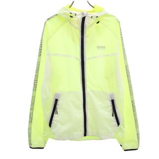 ゲス(GUESS)の古着 Guess ゲス フードジャケット M ホワイト 裏メッシュ メンズ(その他)