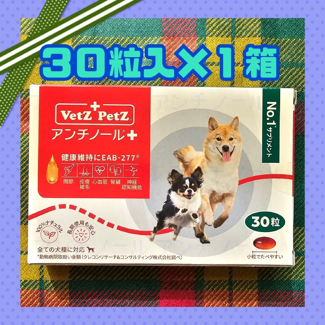 アンチノールプラス 犬 30 アンチノール その他のペット用品(犬)の商品写真