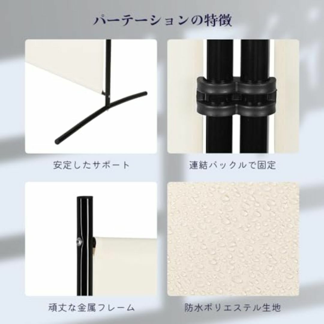 Amazon｜KELIXU パーテーション 間仕切り 3連 自立式 衝立
