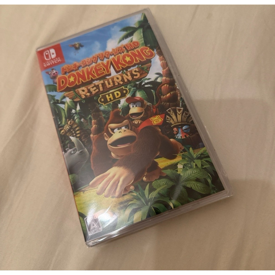 任天堂(ニンテンドウ)の【新品未開封】ドンキーコング リターンズ HD Nintendo Switch エンタメ/ホビーのゲームソフト/ゲーム機本体(家庭用ゲームソフト)の商品写真