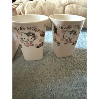 ハローキティ(ハローキティ)のハローキティ セラミックカップ 2個セット(キャラクターグッズ)