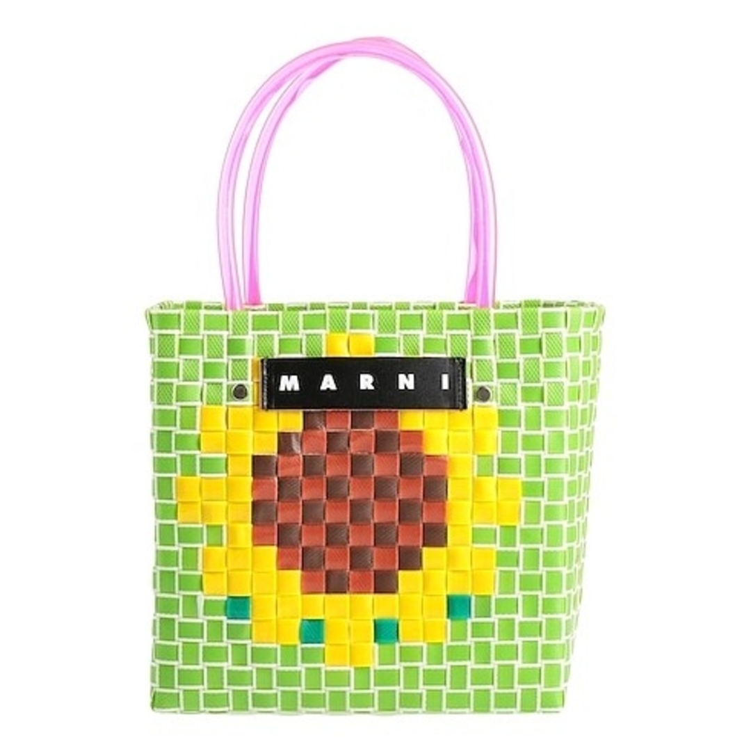 MARNI - MARNI マルニ かごバッグ ひまわり ※ご購入から発送まで約1週間