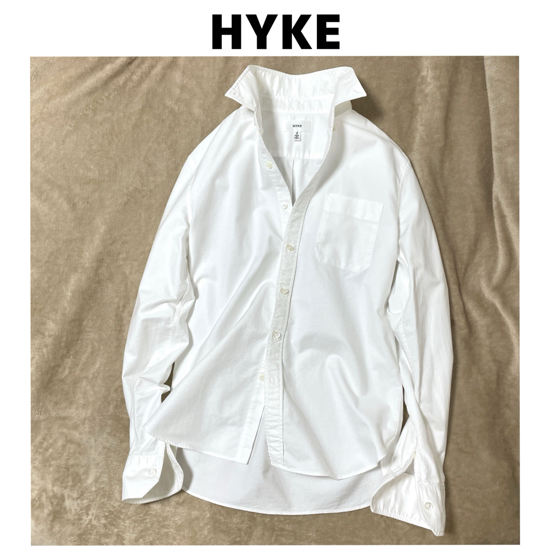 HYKE - 美品【HYKE】長袖シャツ　厚地コットン100%　ハイク