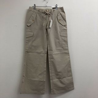 ミッシェルクラン(MICHEL KLEIN)の【MICHEL KLEIN】ミッシェルクラン　36　ベージュ　パンツ　ワイドパンツ　レディース　コットン　綿　ズボン(その他)