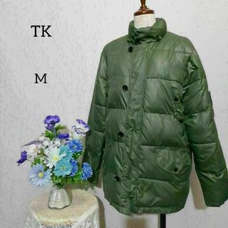 ザショップティーケー(THE SHOP TK)のショップTK 極上美品　ダウンジャケット　グリーン系色　Mサイズ(ダウンジャケット)
