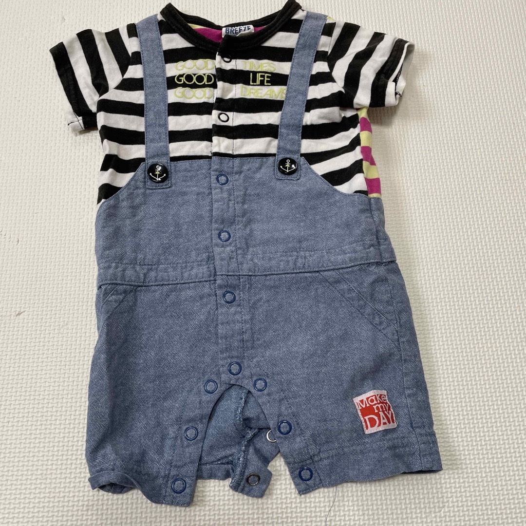 BREEZE(ブリーズ)のブリーズ70センチロンパース キッズ/ベビー/マタニティのベビー服(~85cm)(ロンパース)の商品写真