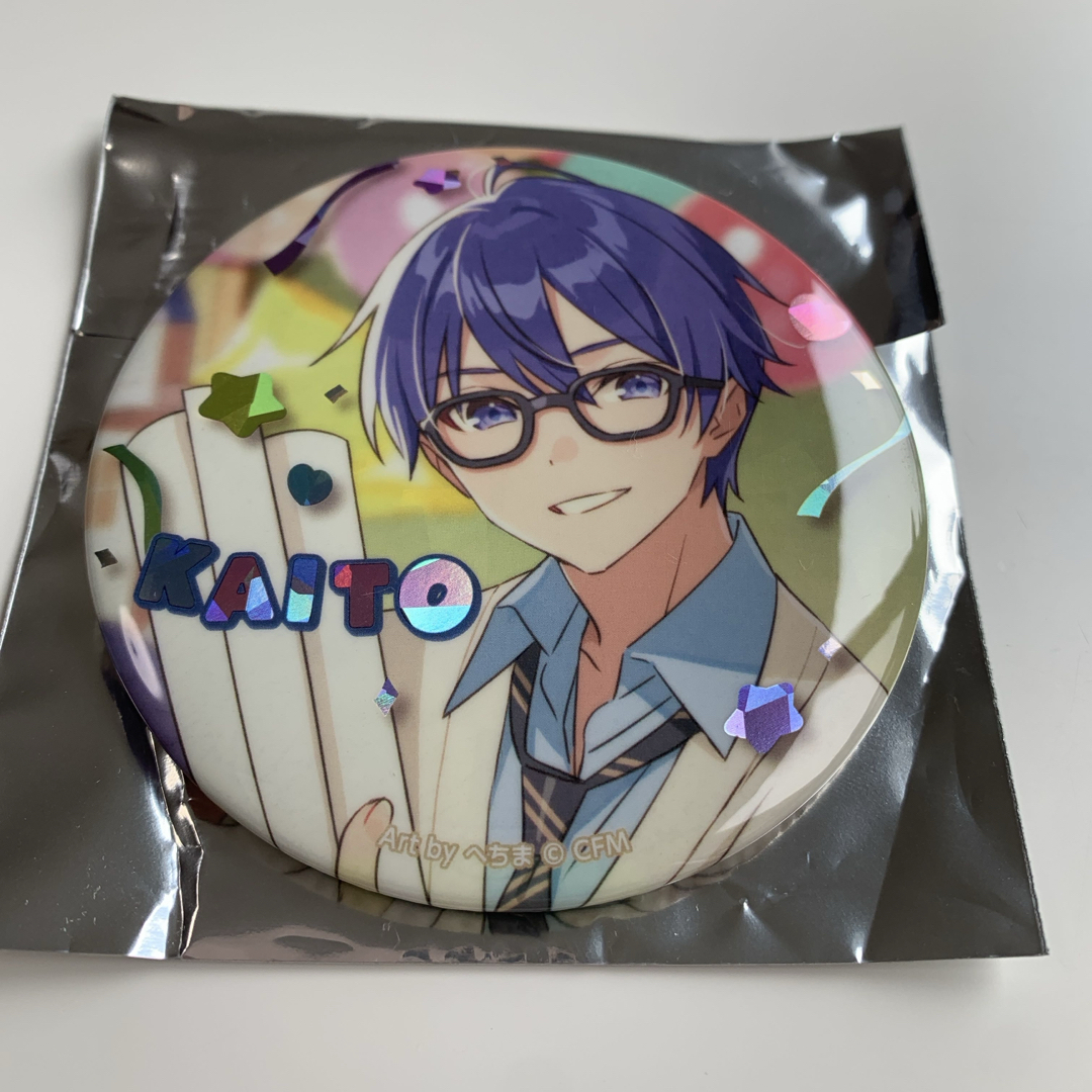 KAITO 缶バッジ 学生 エンタメ/ホビーのアニメグッズ(バッジ/ピンバッジ)の商品写真