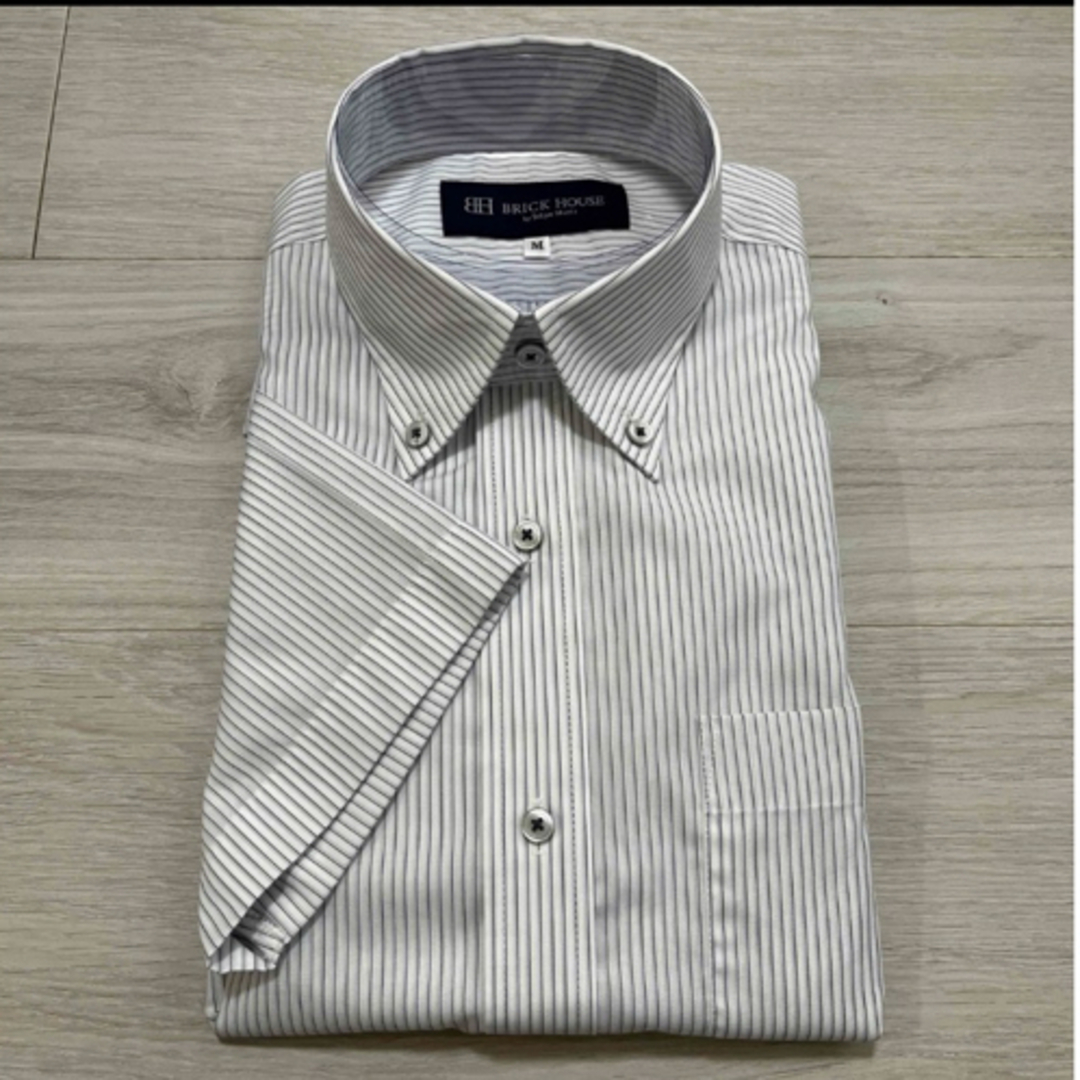 BRICK HOUSE by Tokyo Shirts(ブリックハウスバイトウキョウシャツ)のBRICK HOUSE 半袖 M クリーニング済 メンズのトップス(シャツ)の商品写真