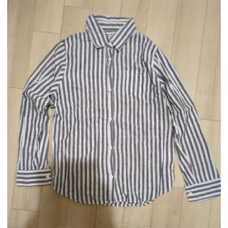 USED ストライプコットンシャツ М(シャツ/ブラウス(長袖/七分))
